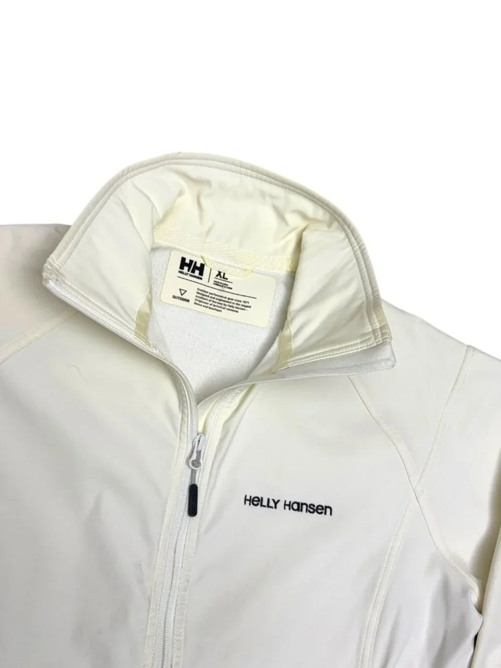 HELLY HANSEN EKOLAB Shell Light Jacket White Cream Windbreaker Coat Womens XL